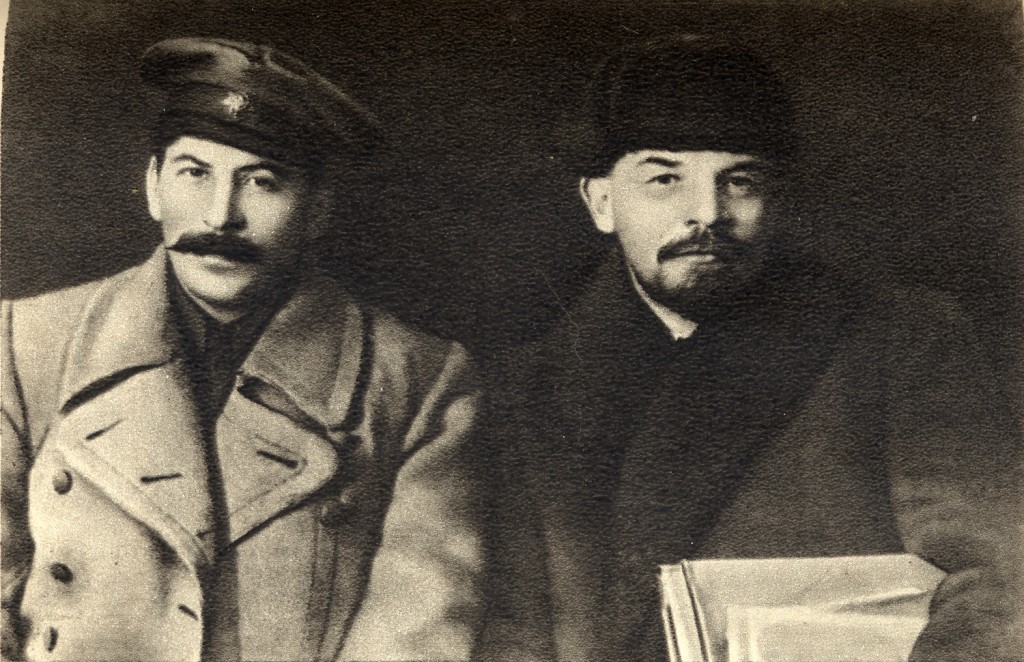 Joseph Stalin and Vladimir Lenin 1919